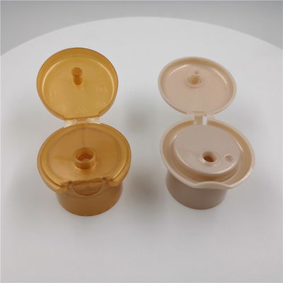 Różnorodna objętość kosmetycznych 28 mm plastikowych butelek z klapką o okrągłym kształcie