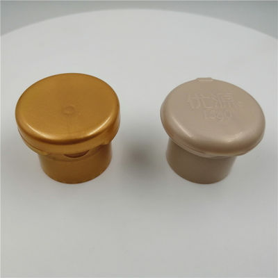 Różnorodna objętość kosmetycznych 28 mm plastikowych butelek z klapką o okrągłym kształcie