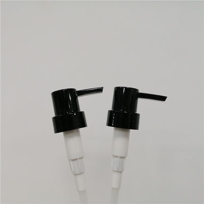 Bezpieczny materiał 33/410 mm Airless Lotion Pump, czarna pompa dozująca 2,0 ml / T