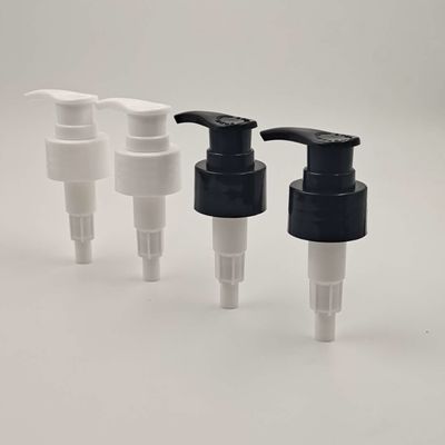 Czarno-biała śruba z tworzywa sztucznego 28 / 410mm Pompa do butelek z balsamem 2cc Dozowanie