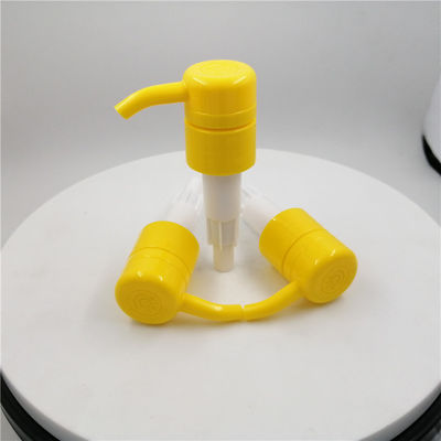 Odporny na rdzę plastikowy dozownik mydła w płynie 28 mm w kolorze żółtym