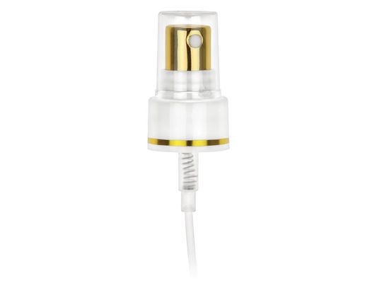 Rozpylacz mgły perfumowanej 18 mm 1,4 cm3 / T, dozownik pompy kosmetycznej złote i srebrne zamknięcie