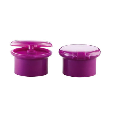 Różnorodna objętość kosmetycznych 28 mm plastikowych butelek z klapką o okrągłym kształcie