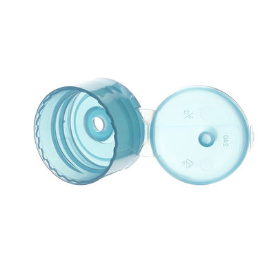 Niebieskie gładkie zamknięcie 28mm Flip Top zakrętki do pustej butelki