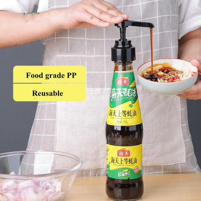 Czarne, niekapiące pompy z galonem z tworzywa sztucznego o średnicy 38 mm, pompa do syropu 750 ml Do użytku w kuchni