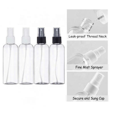 Indywidualne kolorowe plastikowe butelki z rozpylaczem z pompką 10 ml 30 ml 50 ml 60 ml 100 ml