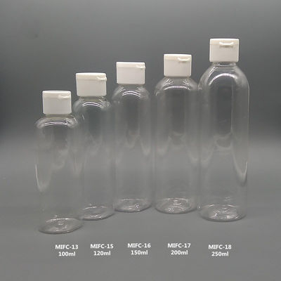 30 ml 60 ml 100 ml plastikowych butelek Flip Top, plastikowa butelka PET do produktów do pielęgnacji skóry