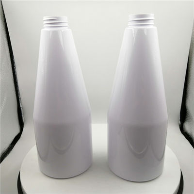 Biały kolor 500 ml plastikowych butelek dozujących z pompką 24/410