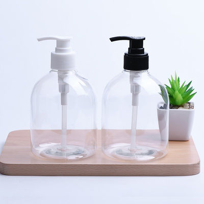 SGS 500 ml przezroczyste plastikowe butelki z pompką